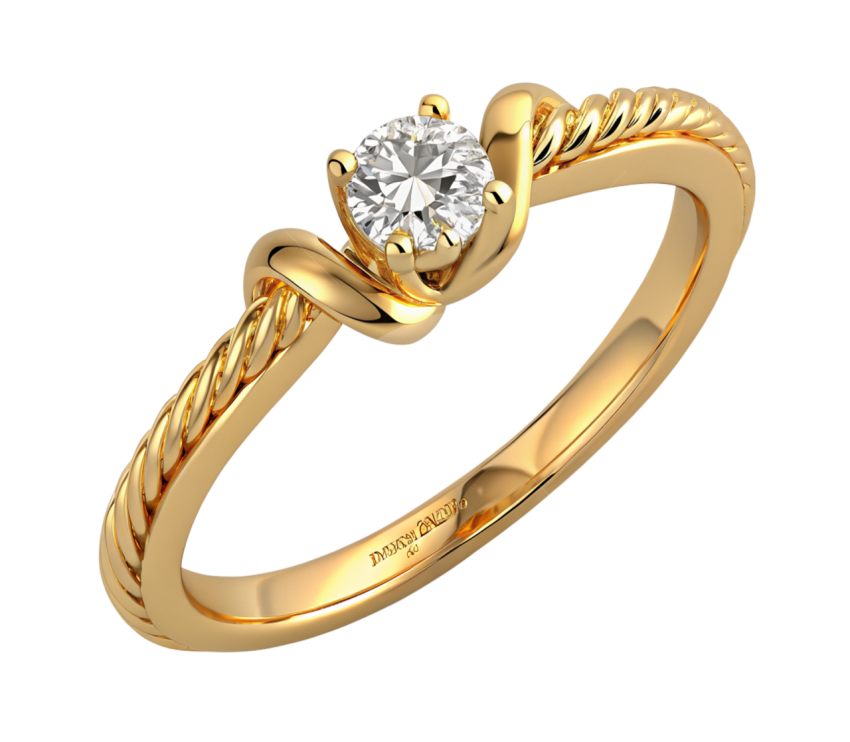 Gold dimond ring png image