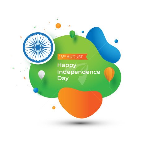 Happy Indian Independence Day Banner Design