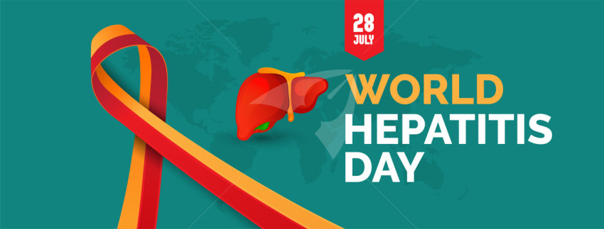 World Hepatitis Day Facebook Cover Banner Template