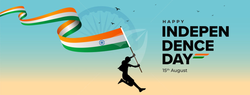 Happy Independence Day Cover Banner Template