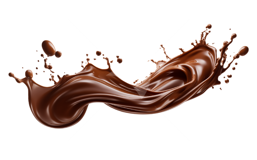 Chocolate Splash Transparent