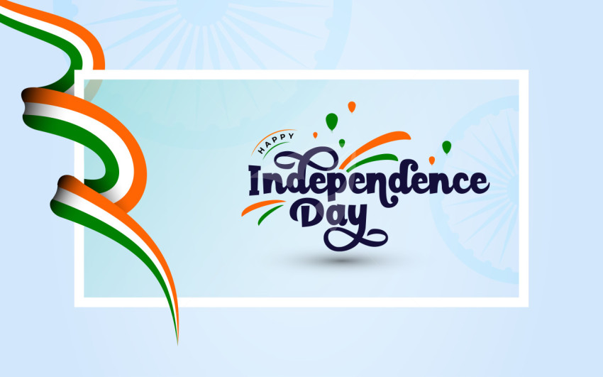 Happy Indian Independence Day Background Template