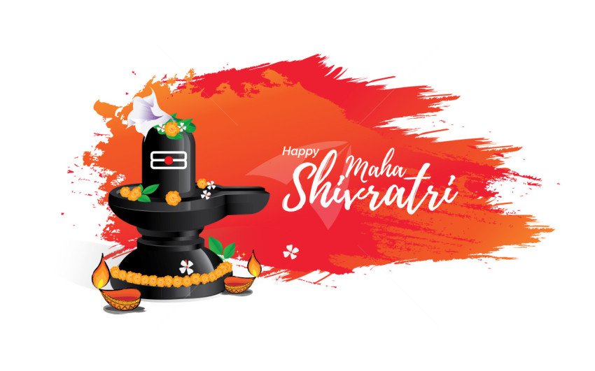 Happy Maha Shivratri Background Design Template