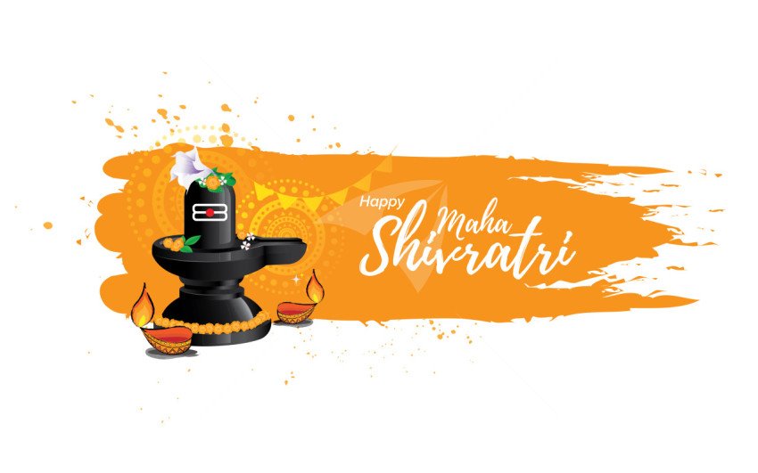 Happy Maha Shivratri Background Design Template