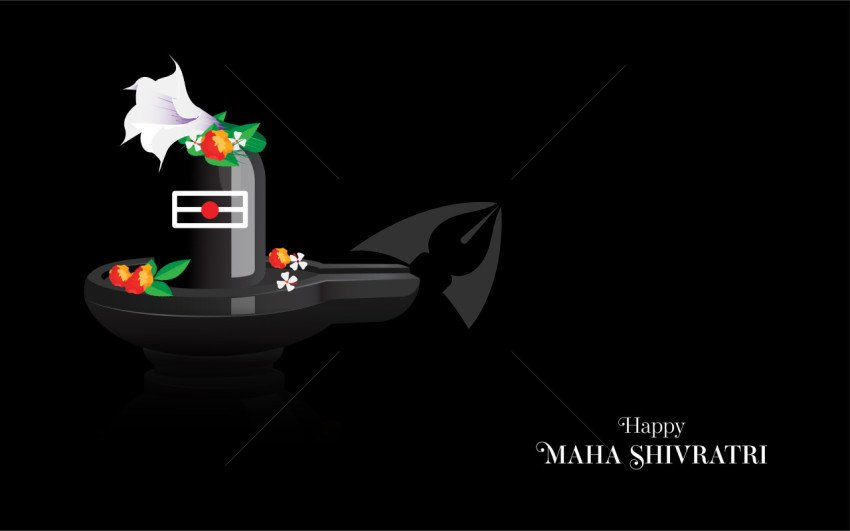 Happy Maha Shivratri Background Vector Design Template