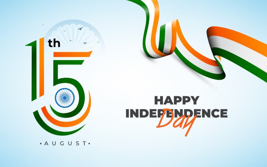 15th August Indian Independence Day Celebration Banner Template