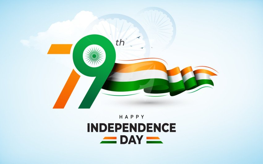 79th Independence Day Celebration Background Design Template