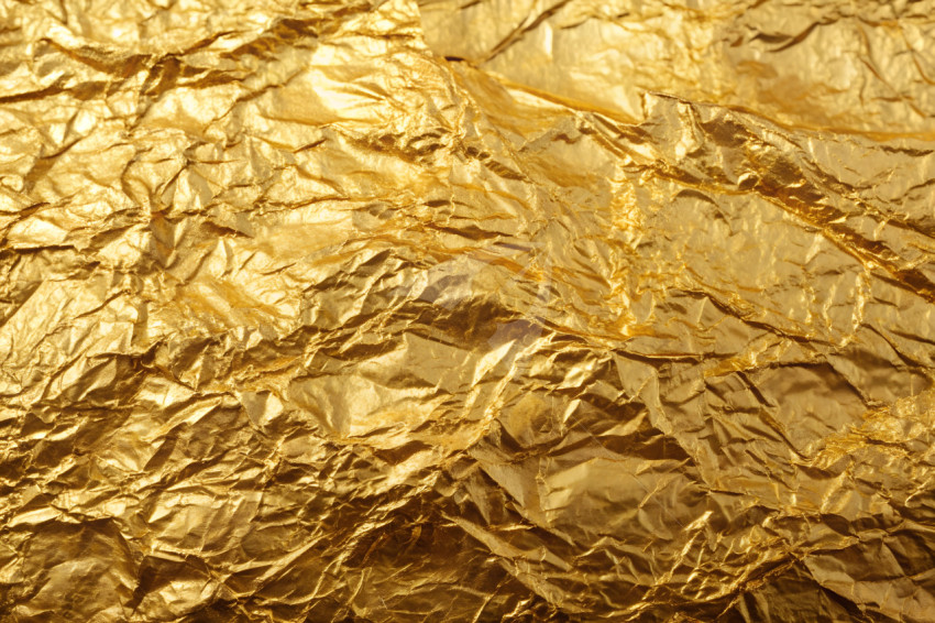 Foil gold texture background