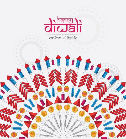 Happy Diwali Festival Post Background Design