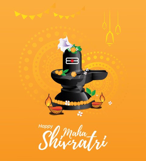 Happy Maha Shivratri Post Design Template