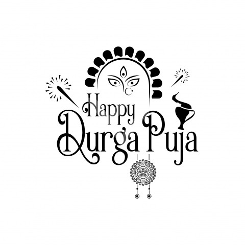 Illustration Of Goddess Durga Face In Happy Durga Puja Subh Navratri Abstract  Background The Written Text Means Durga Puja Stock Illustration  Download  Image Now  iStock