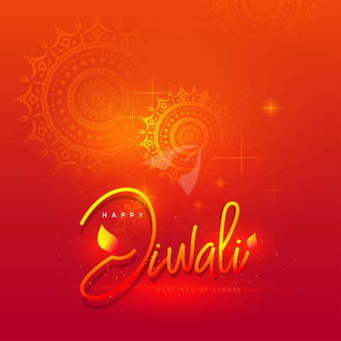 Happy Diwali Social Media Post Banner Template