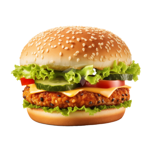 Veg Burger PNG Image