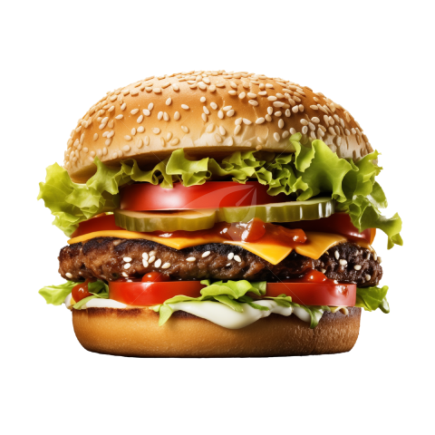 Veg Burger PNG Image