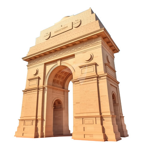 Transparent India Gate Image