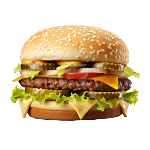 Transparent Ham burger image