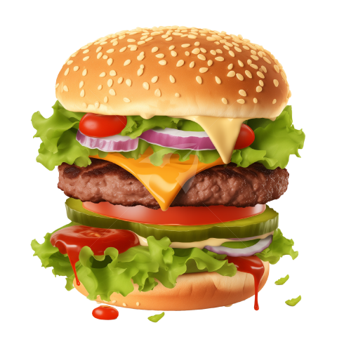 Ham burger image png