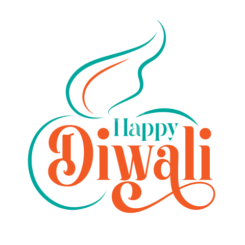 Happy Diwali Sticker Design Template