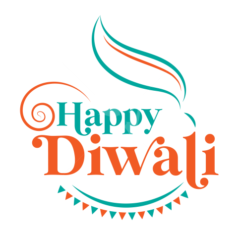 Happy Diwali Sticker Design Template