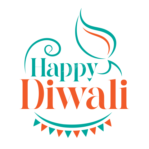 Happy Diwali Sticker Design Template