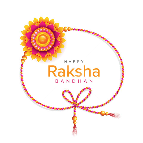 Happy Raksha Bandhan Banner Design Template