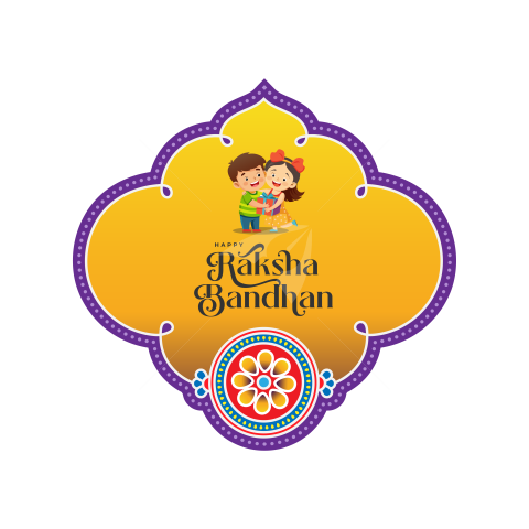 Happy Raksha Bandhan Sticker