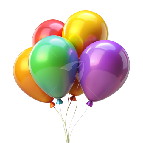 Colorful balloons Png