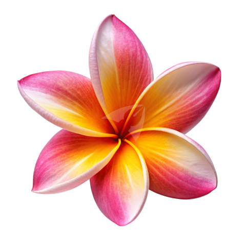 Pink Plumeria flower png