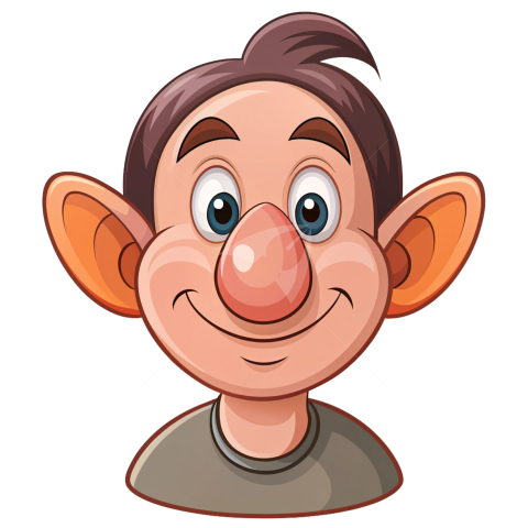 Big nose cartoon character