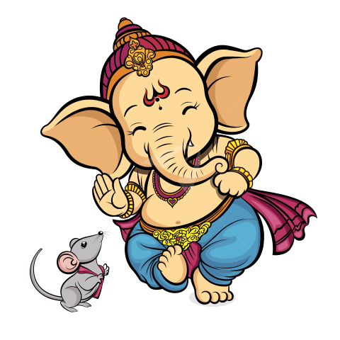 Lord Ganesha illustration vector png