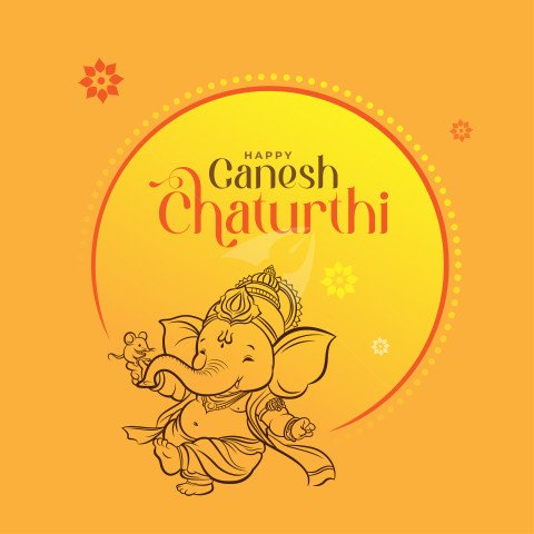 Happy Ganesh Chaturthi Post Design