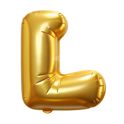 Letter l balloon png