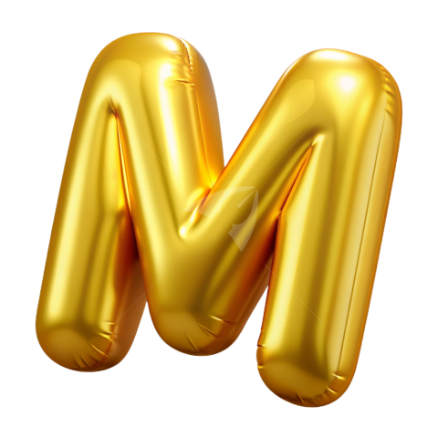 Letter m balloon png