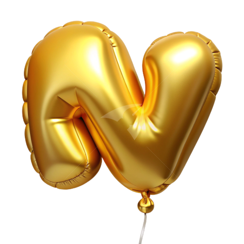 Letter n balloon png