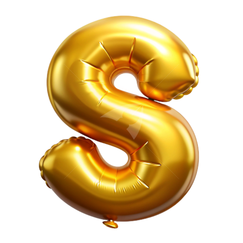 Letter s balloon png