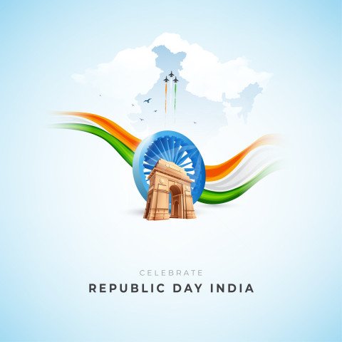 Republic Day Banner Design Template