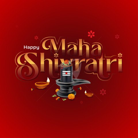 Happy Maha Shivratri Background Design Template