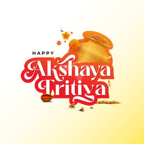 Happy Akshaya Tritiya Post Design Template