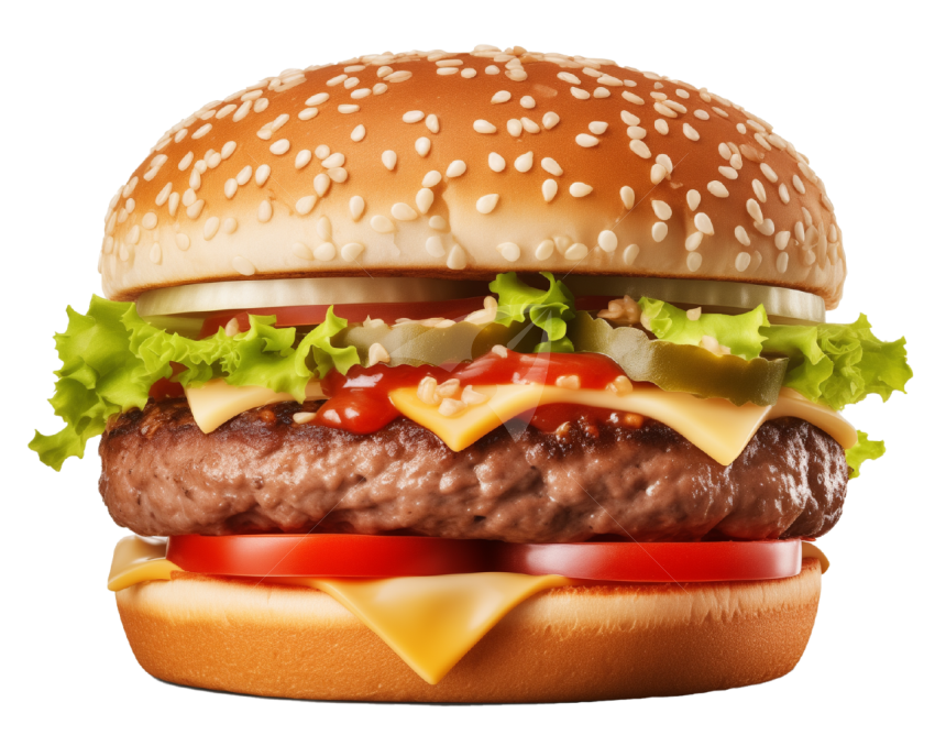 Transparent Burger Image