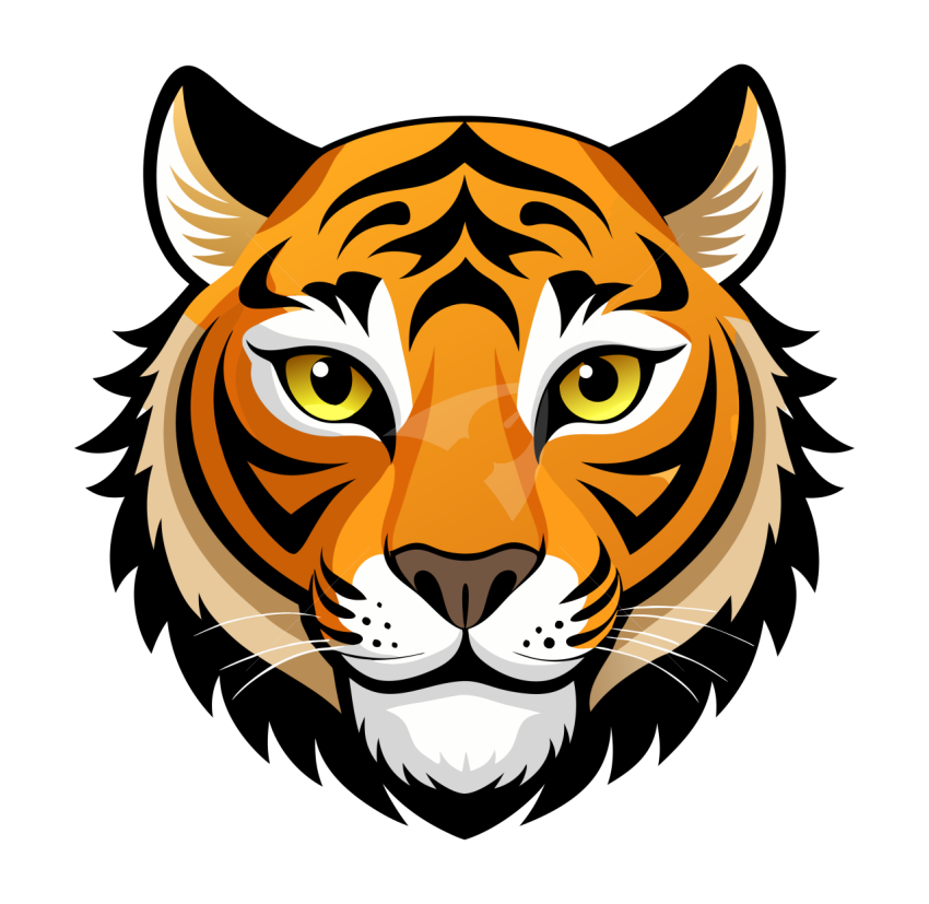 Tiger Head Vector Png