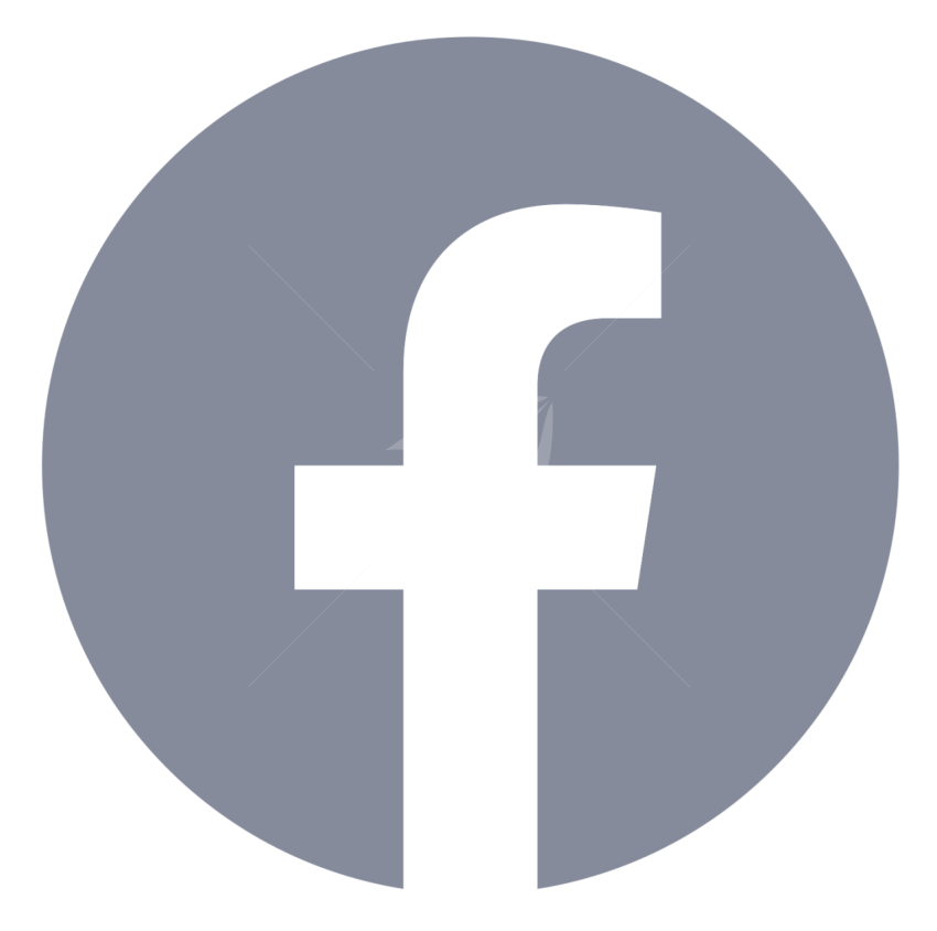 Facebook f Logo Grey Png