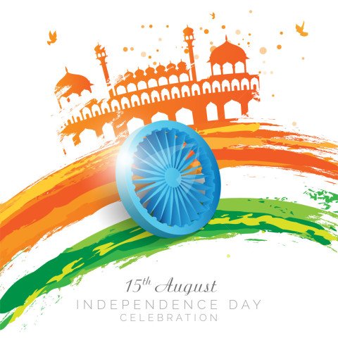 Indian Independence Day post design