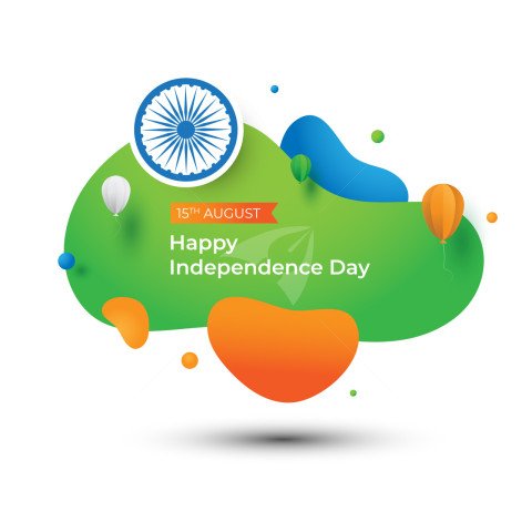 Happy Indian Independence Day Banner Template