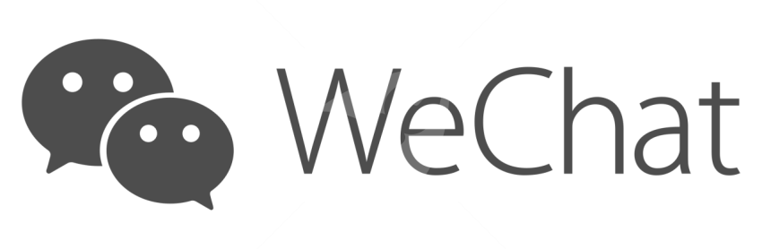 WeChat Dark Grey Logo Png