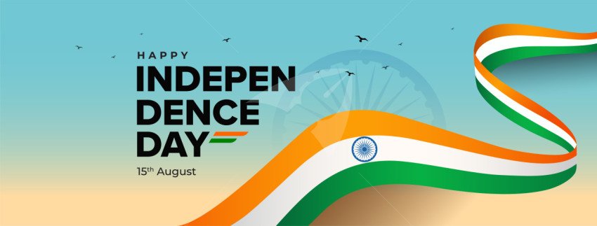 Happy Independence Day Cover Banner Template