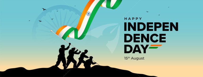 Happy Independence Day Cover Banner Template