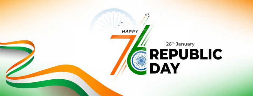 Republic Day Celebration Social Media Header Banner Template