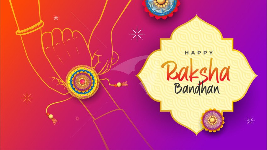 Raksha Bandhan background Template