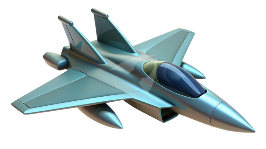 3D Jet fighter Png