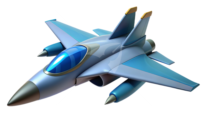 3D Jet fighter Png